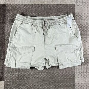 Kith Boerum Cargo Shorts‎ Men's Size 2XL Cotton Nylon Summer Khaki Drawstring